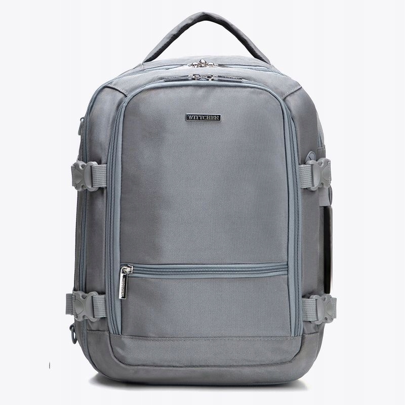 Plecak Wittchen Bagaż Podręczny 40x30x20 29-3P-000-01B Szary Poszerzony