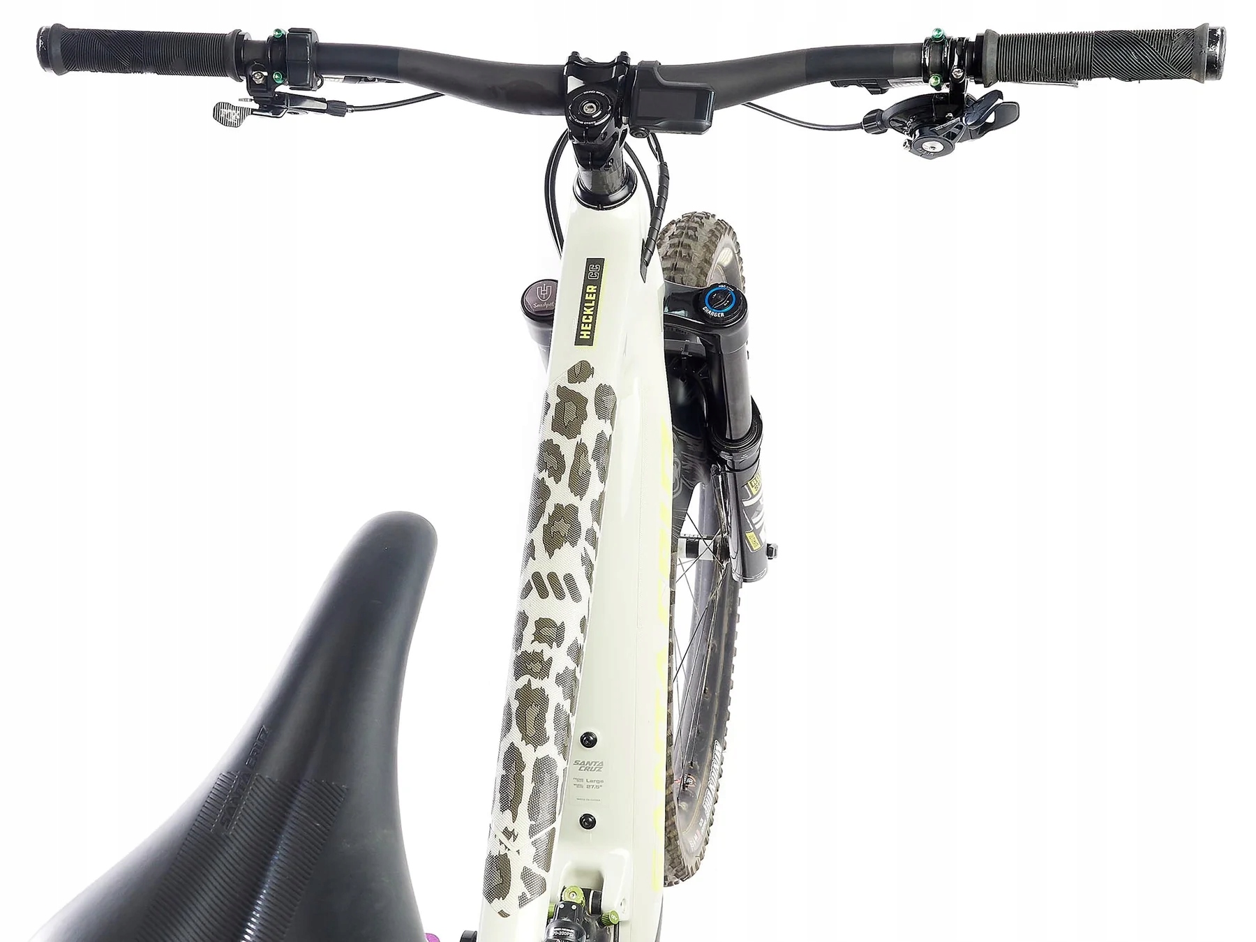 Naklejki na rower Ochrona Ramy Rowerowej MTB AMS - Clear Cheetah Stan opakowania oryginalne