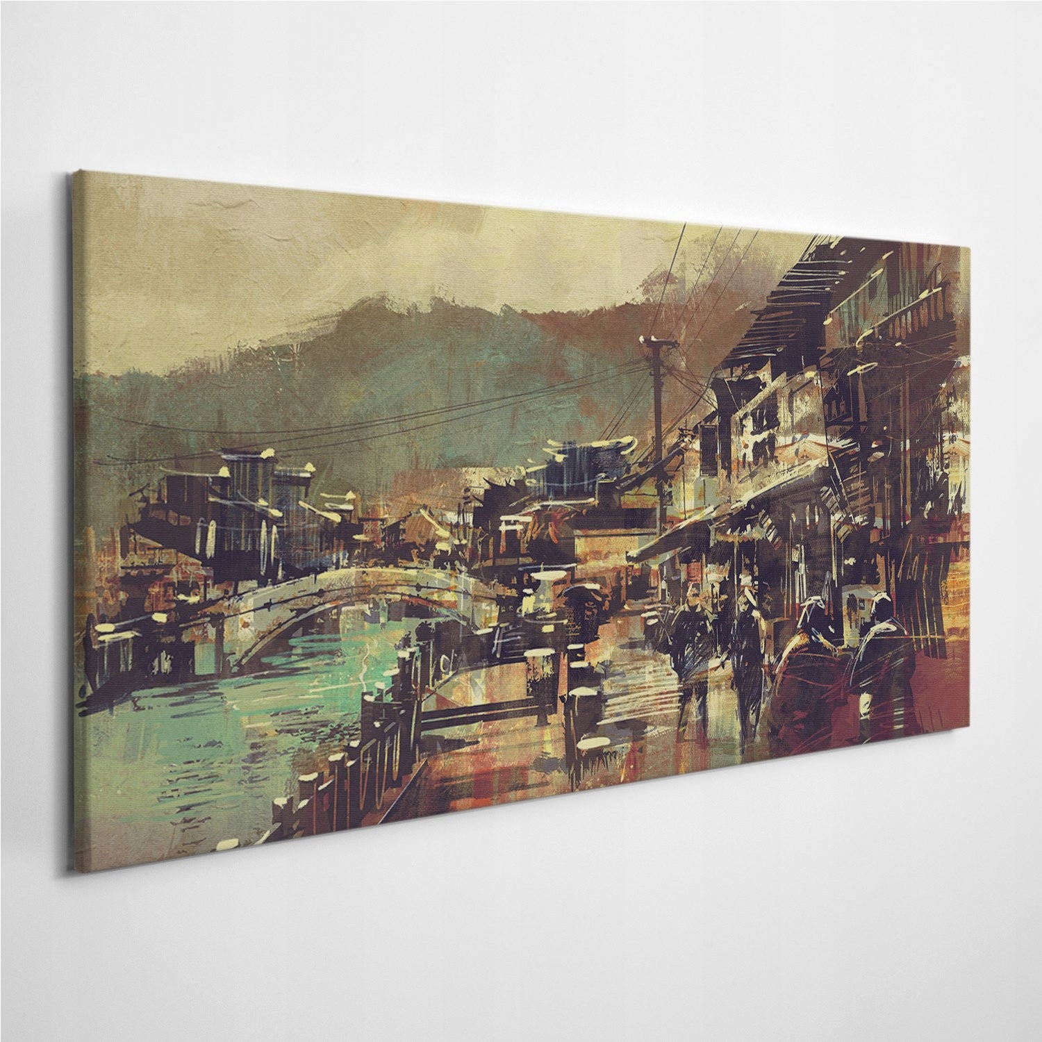 

Fotoobraz z zdjęciem Wioska Most Budynki 120x60 cm