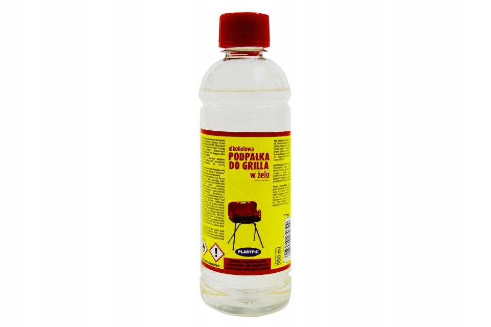 Podpałka ŻELOWA do grilla kominków 0,5L x 24 = 12 Marka PLASTPIL