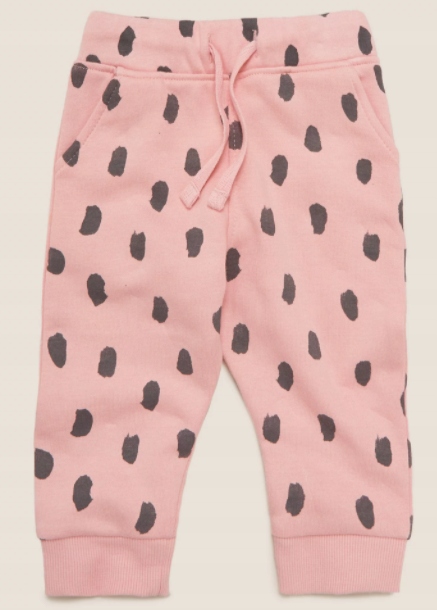 

M&s Ciepłe spodnie dresowe, joggery roz 90 cm