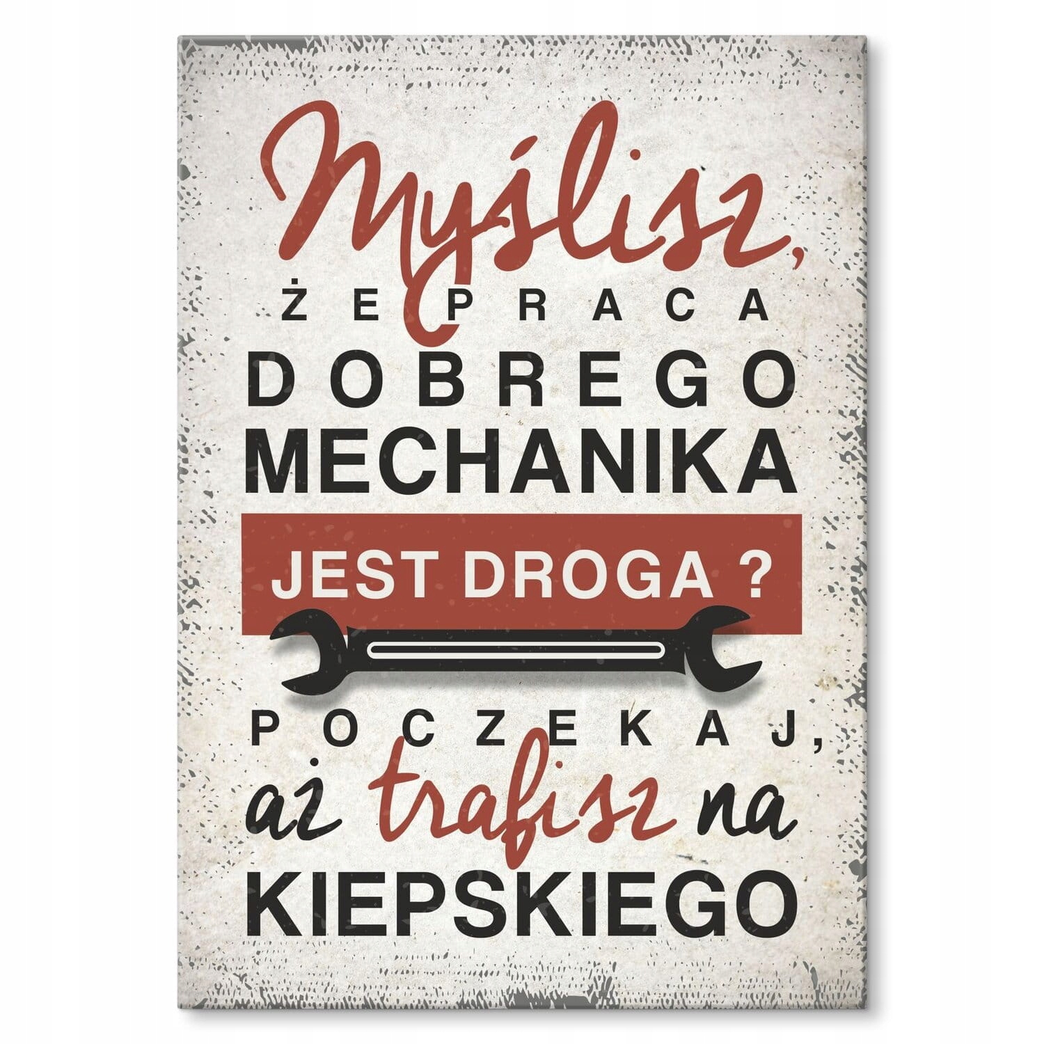 Dárek, štítek na zeď, obraz, dekorace, plech, nápis do garáže, dílny