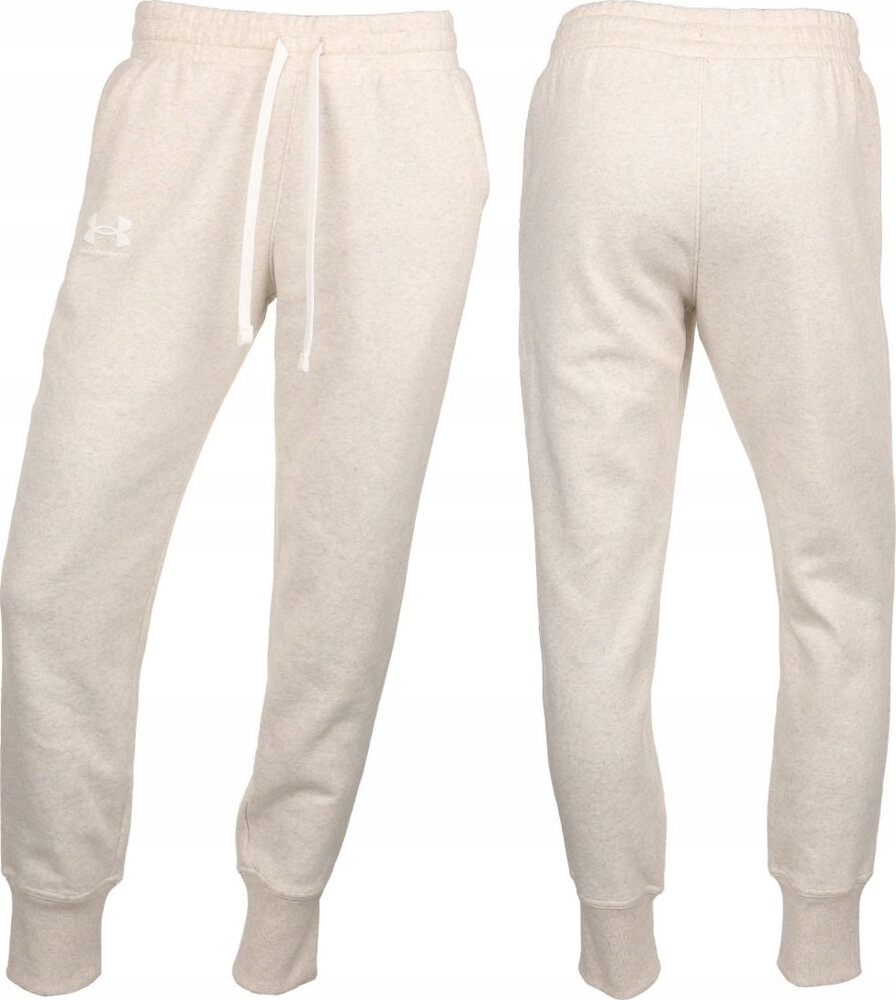 Dámské Kalhoty Under Armour Fleece Krémové vel L