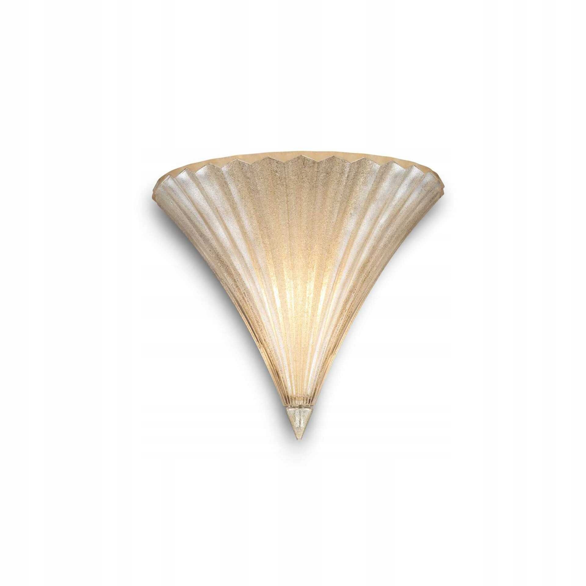 Nástenné svietidlo Ideal Lux Santa AP1 Small Oro E14 zlaté kov/sklo