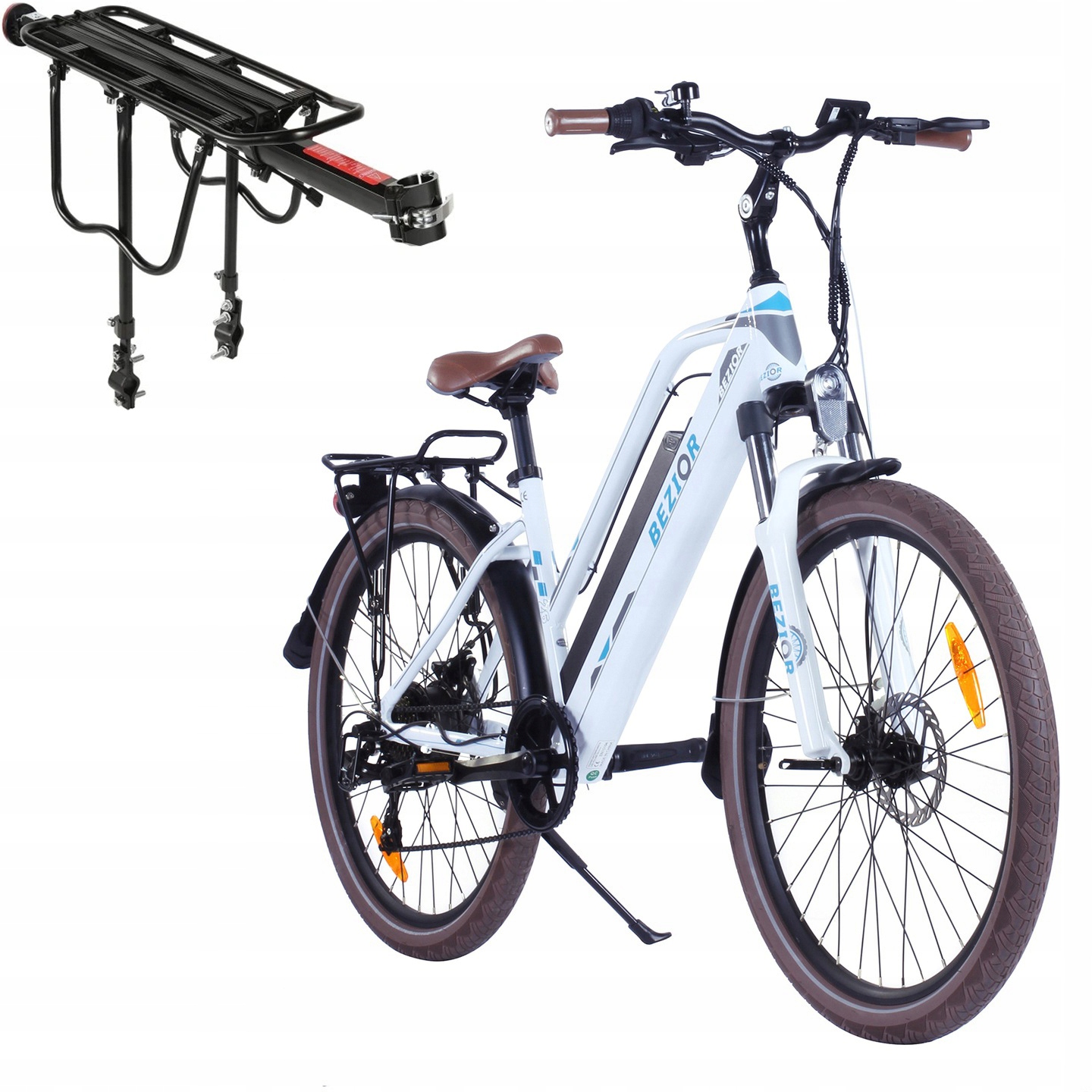 ROWER ELEKTRYCZNY MIEJSKI DAMSKI Ebike BEZIOR M2PRO 26IN