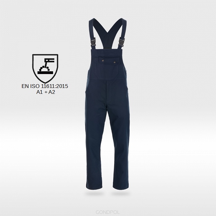 

Spodnie spawalnicze pojedyncze ogrodniczki 64