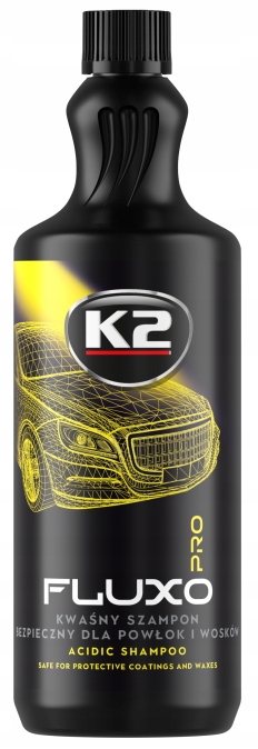 K2 Fluxo Pro Kwaśny Szampon Do Powłok Ceramicznych I Wosków 1L