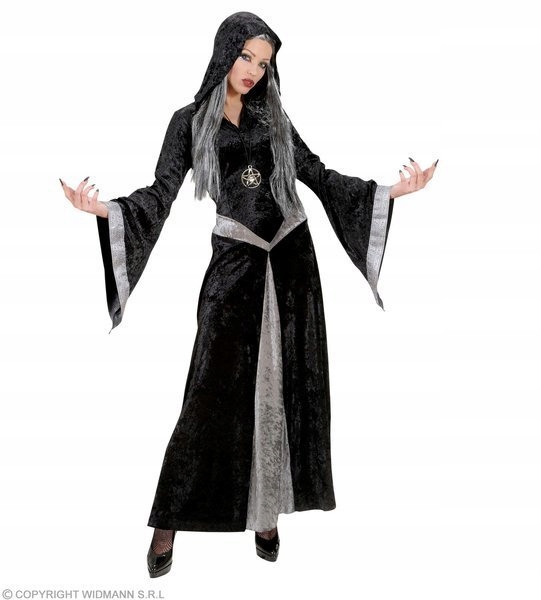 Kostým Čarodějnice Medailon Černá Magie M