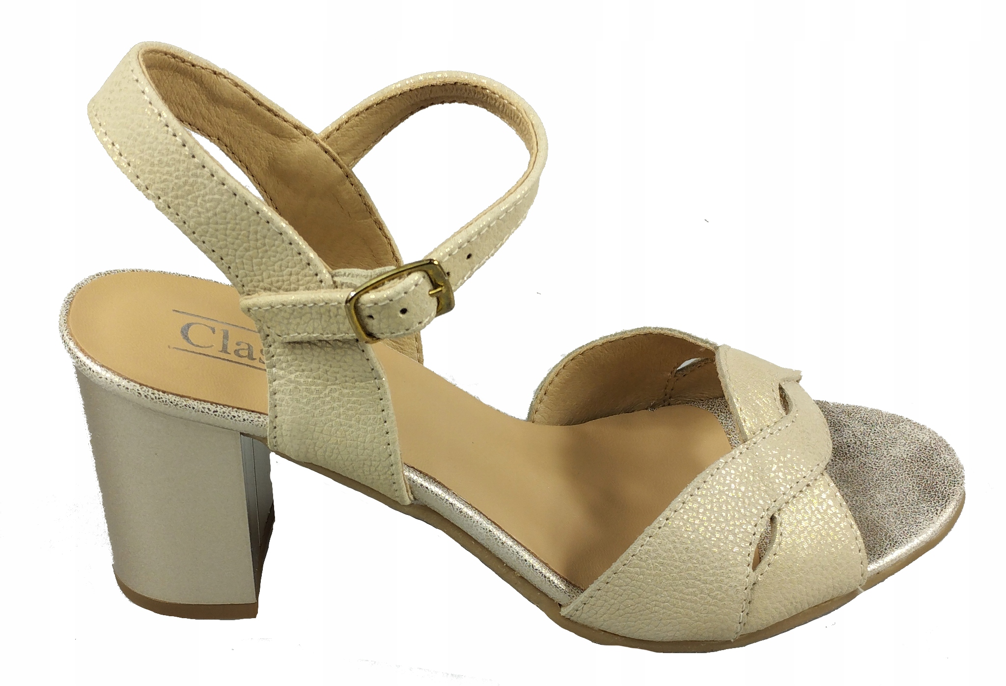 Clasicco Sandály 2015 Platyna Floter Gold r39