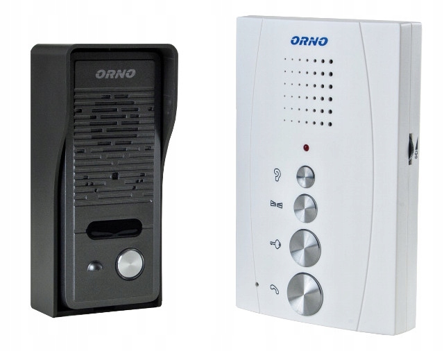 DOMOFON BEZSŁUCHAWKOWY ORNO DOM-RE-914 unifon 12V Kamera w panelu zewnętrznym Brak
