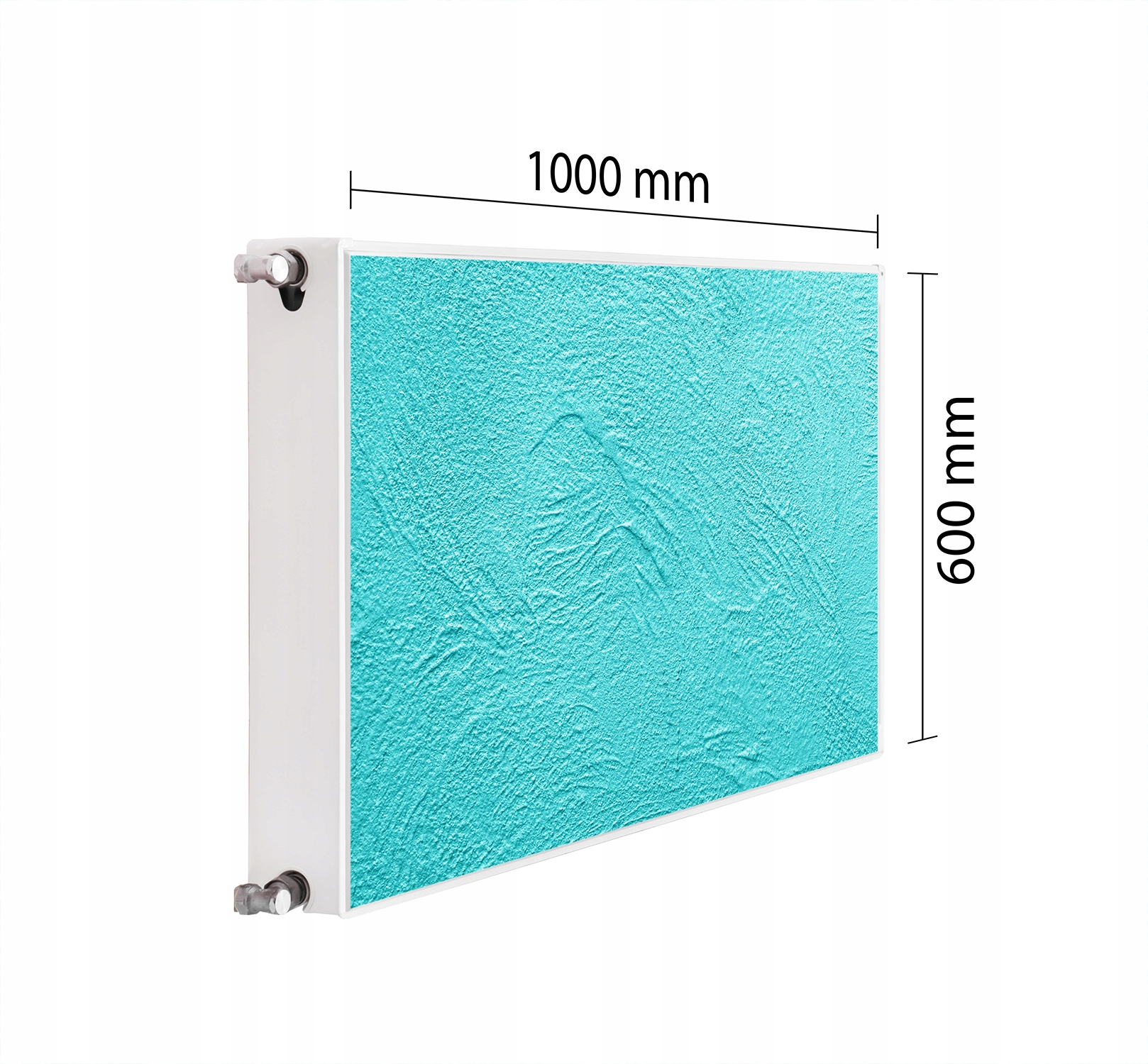 Kryt Na Radiátor Maskovač 100x60 Tyrkysová Podložka Magnet