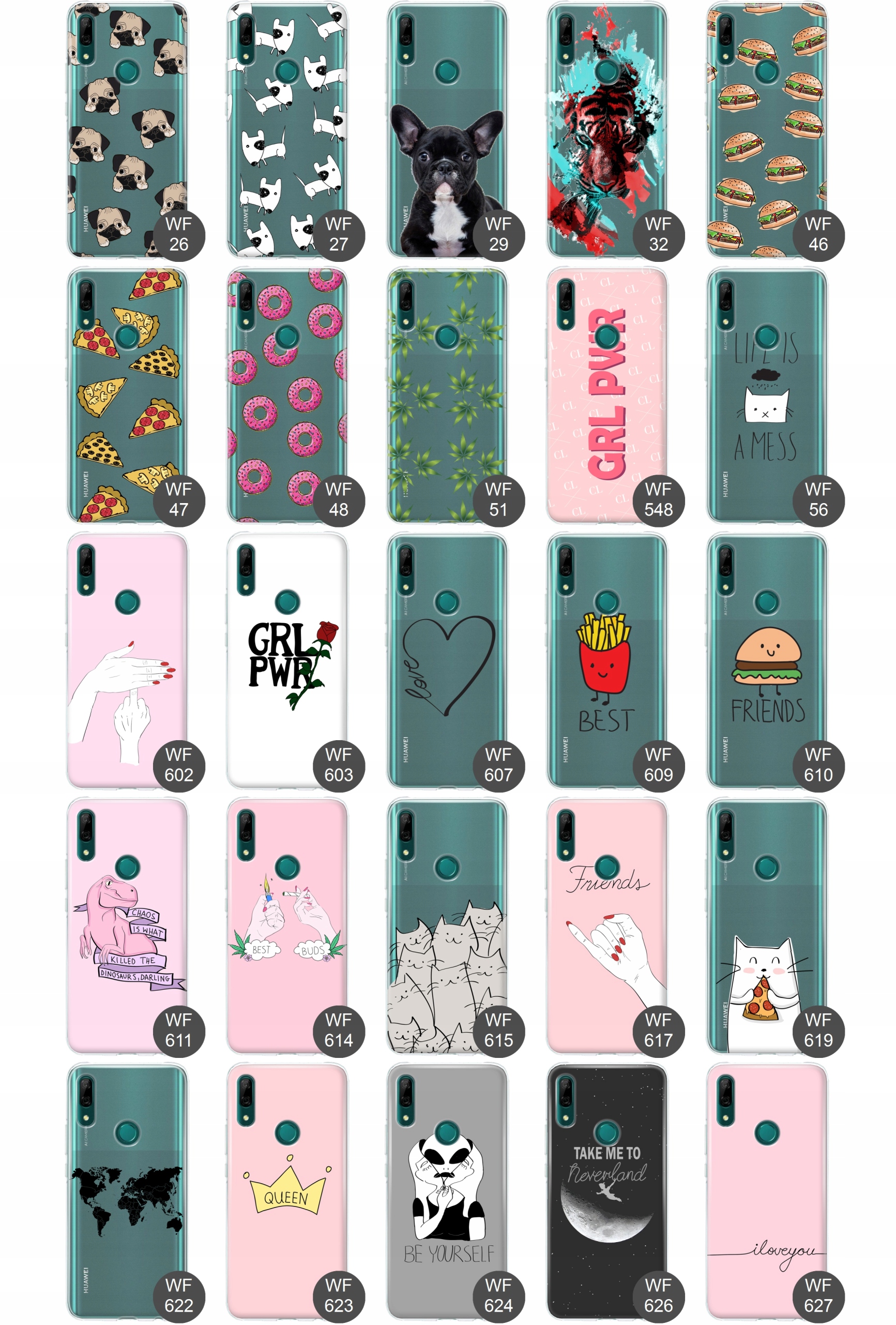 Etui do Huawei P SMART Z case guma wzory