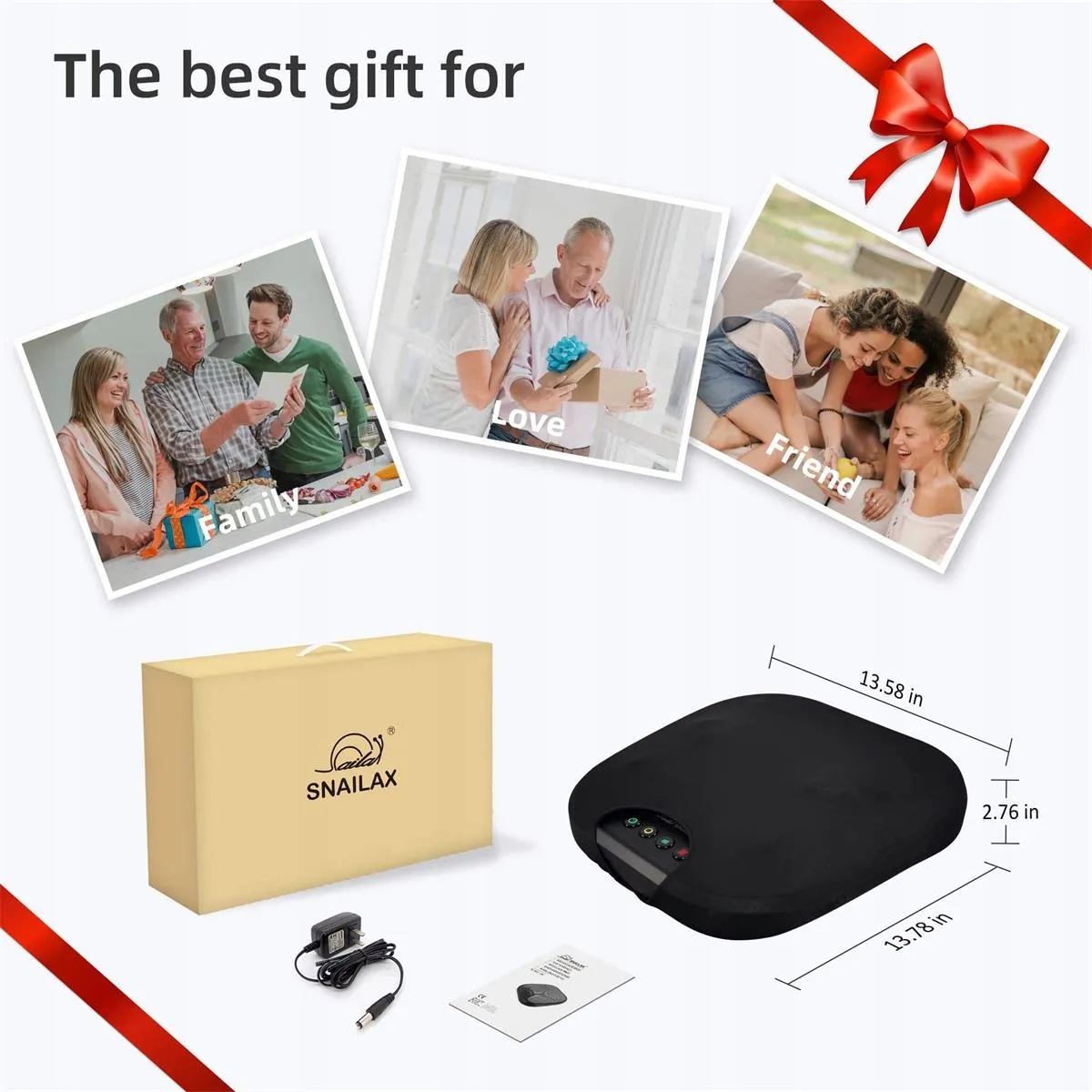 Masażer do stóp Snailax Shiatsu SL-593-NW z podgrzewaniem