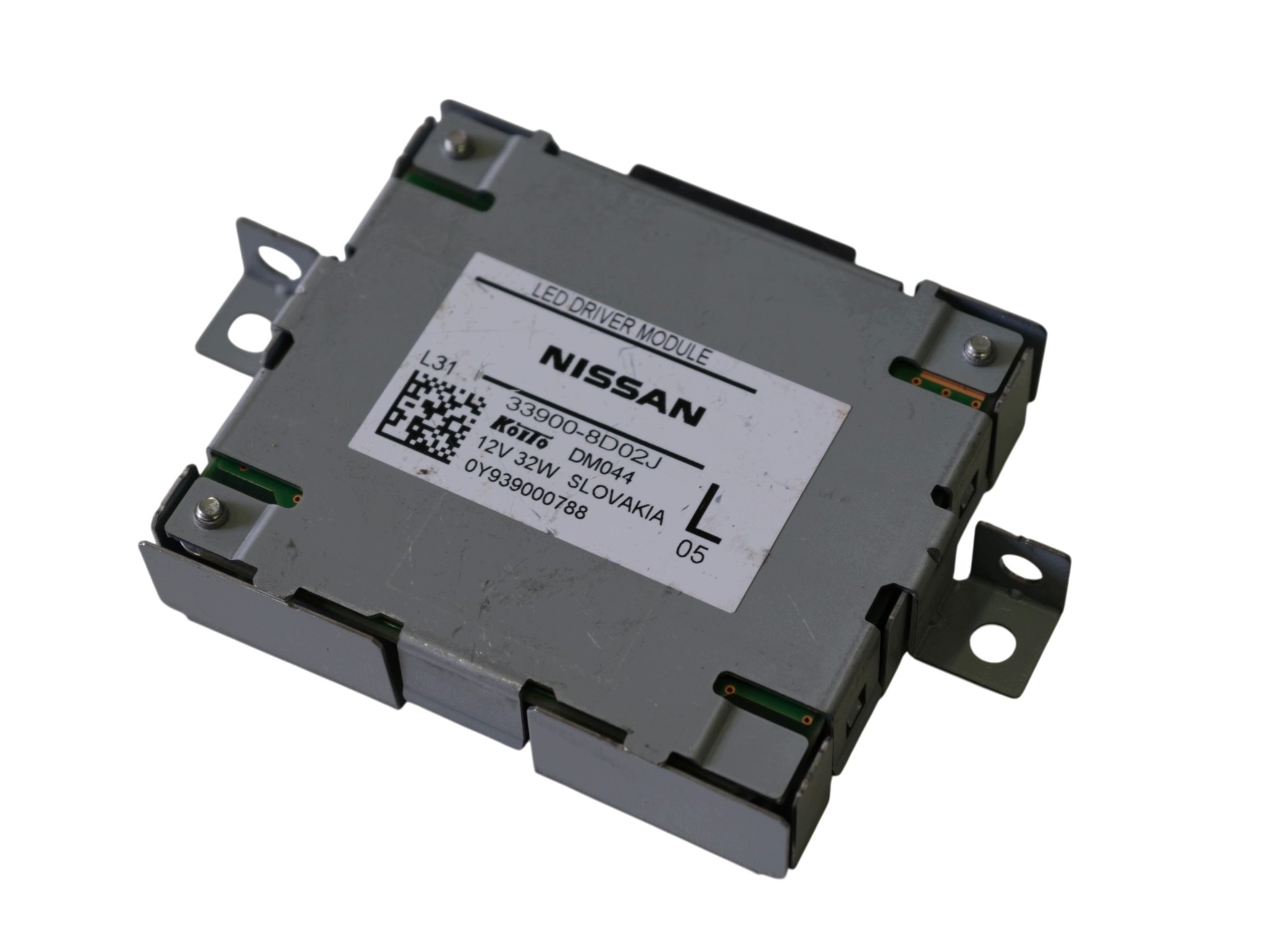 NISSAN QASHQAI III J12 module control unit lights LED left front OE 33900-8D02J