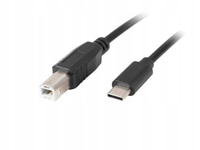 Lanberg Kabel Usb Usb-c Adapter Przewód Do Drukarka Skaner Usb-b 3M Wydajny