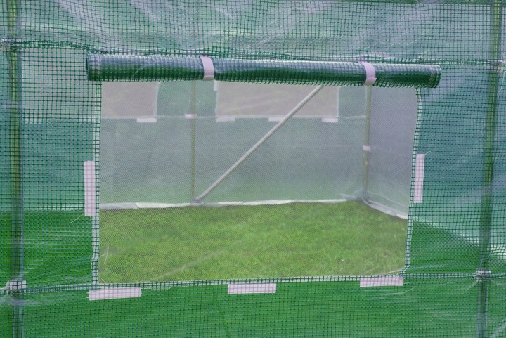 TUNEL FOLIOWY OGRODOWY SZKLARNIA OGRODNICZY 4x2,5m 10m2 STELAŻ FOLIA NAMIOT Powierzchnia 10 m²