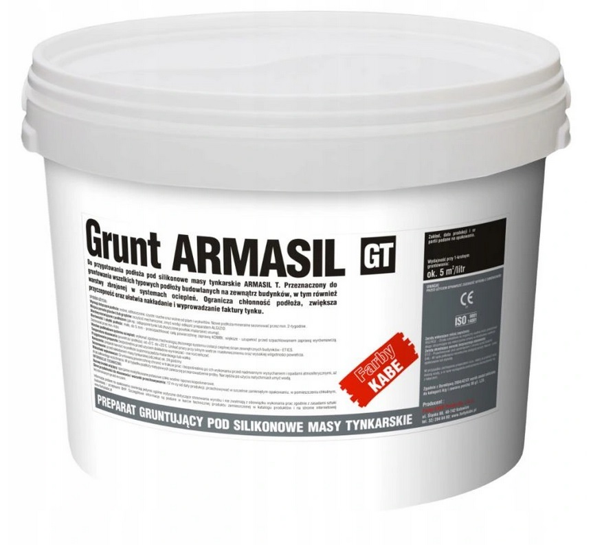 Kabe Armasil Gt 5L Grunt pod tynki silikonowe