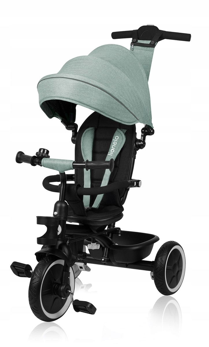 Lionelo Rower trójkołowy Berry pchacz obrotowe siedzisko Green Forest