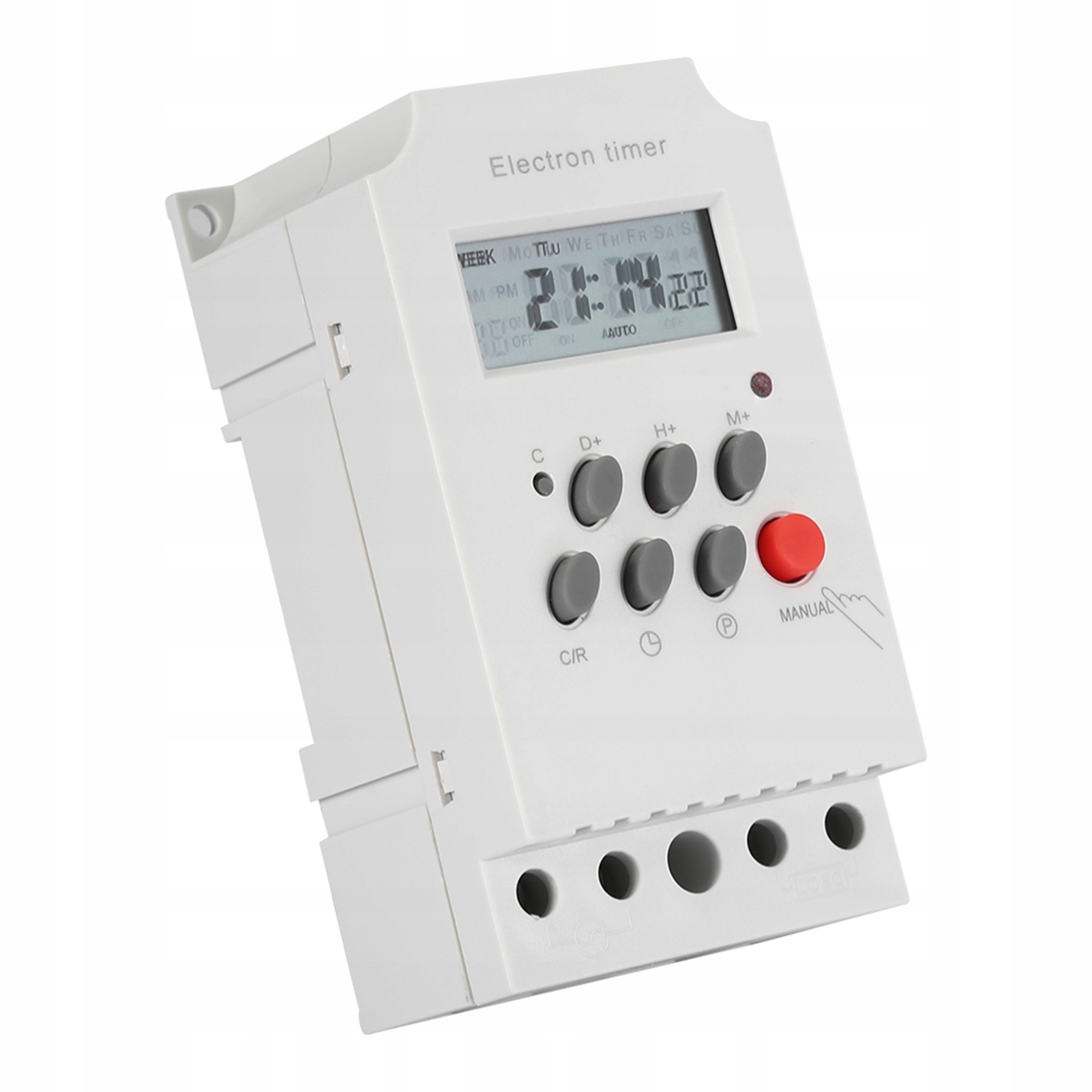 TIMER WŁĄCZNIK PROGRAMATOR CZASOWY LCD CYFROWY AC 220V