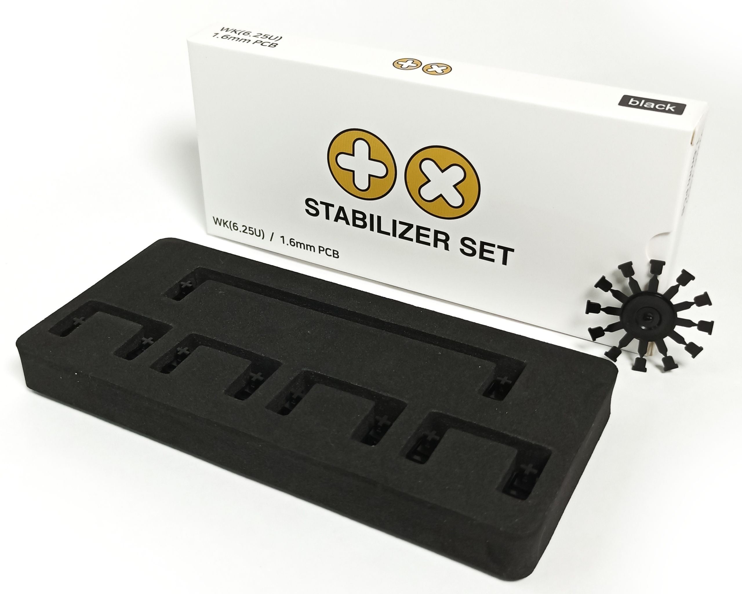 Tx Stabilizátory pro mechanickou klávesnici Clip In 1,2 mm 7u