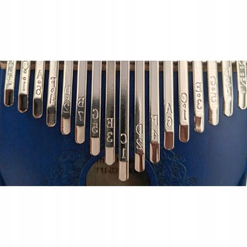 KALIMBA Vintage granatowa 17T akcesoria GRATISY Kolor niebieski