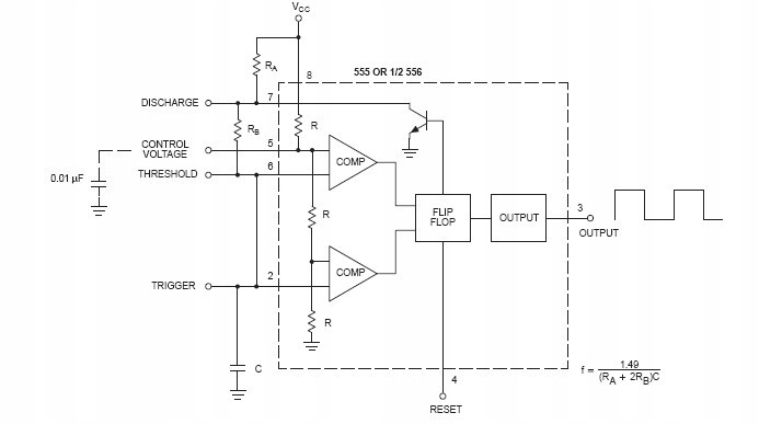 UKŁAD SCALONY NE555 SO8 SMD Producent Texas Instruments