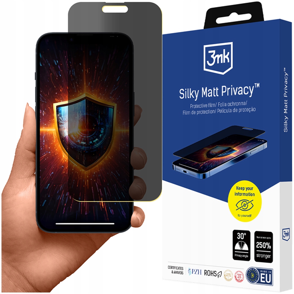 Apple iPhone 15 Plus 3mk Silky Matt Privacy (Ochranná fólie na displej)