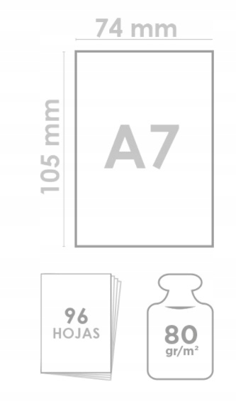 NOTES NOTATNIK 96 KARTEK A7 TURKUSOWY KRATKA Marka MP