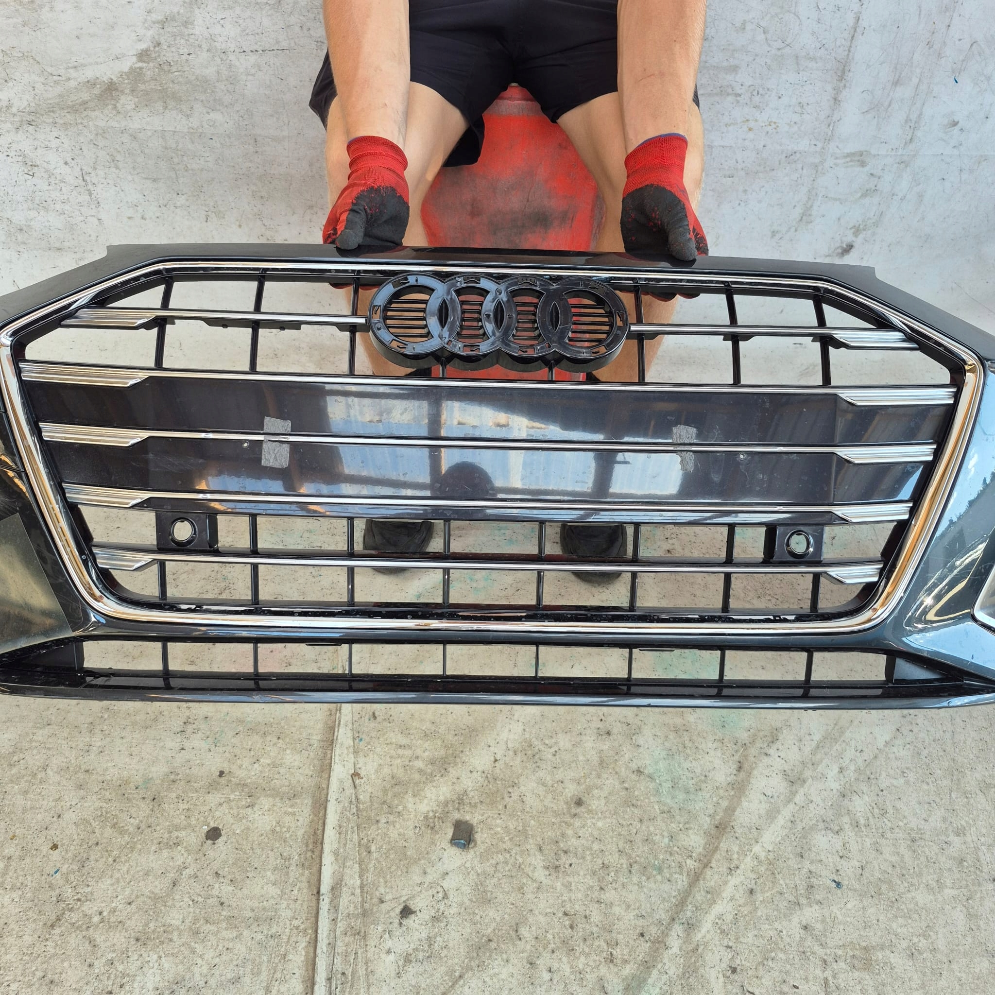 AUDI A4 B9 8W LIFT 19-23 bumper front front PDC