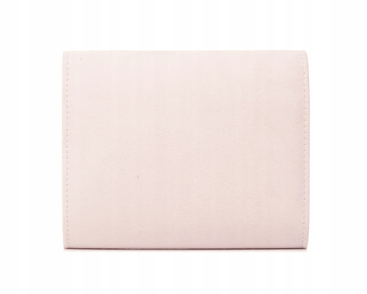 PUDROWY RÓŻ KOPERTÓWKA TOREBKA WIZYTOWA M6 SOLOME ZAMSZ Marka Solome