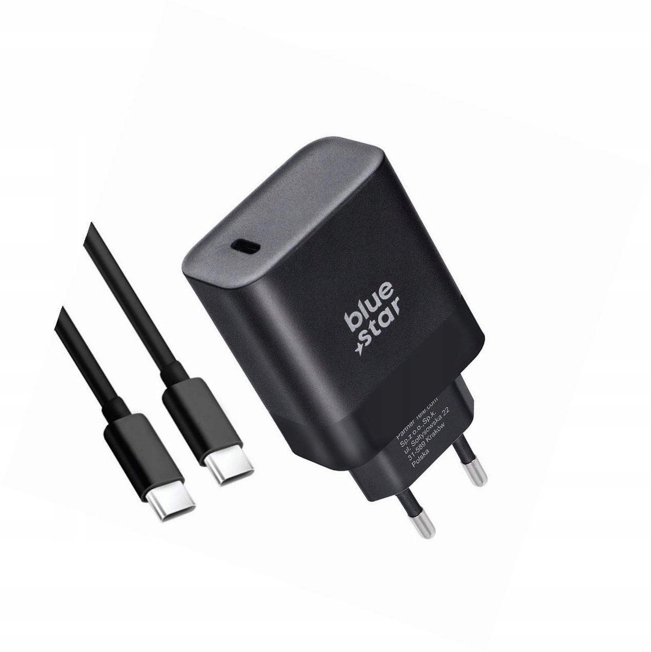 Szybka ładowarka 45W z odpinanym kablem Usb-c do Samsung Galaxy A9 (2018)