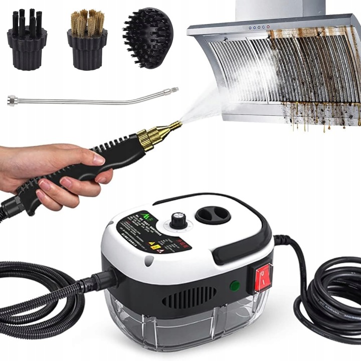 Výkonný Parní Čistič 2500 W 1000 ML, Dezinfekce Při Vysoké Teplotě, Bílý