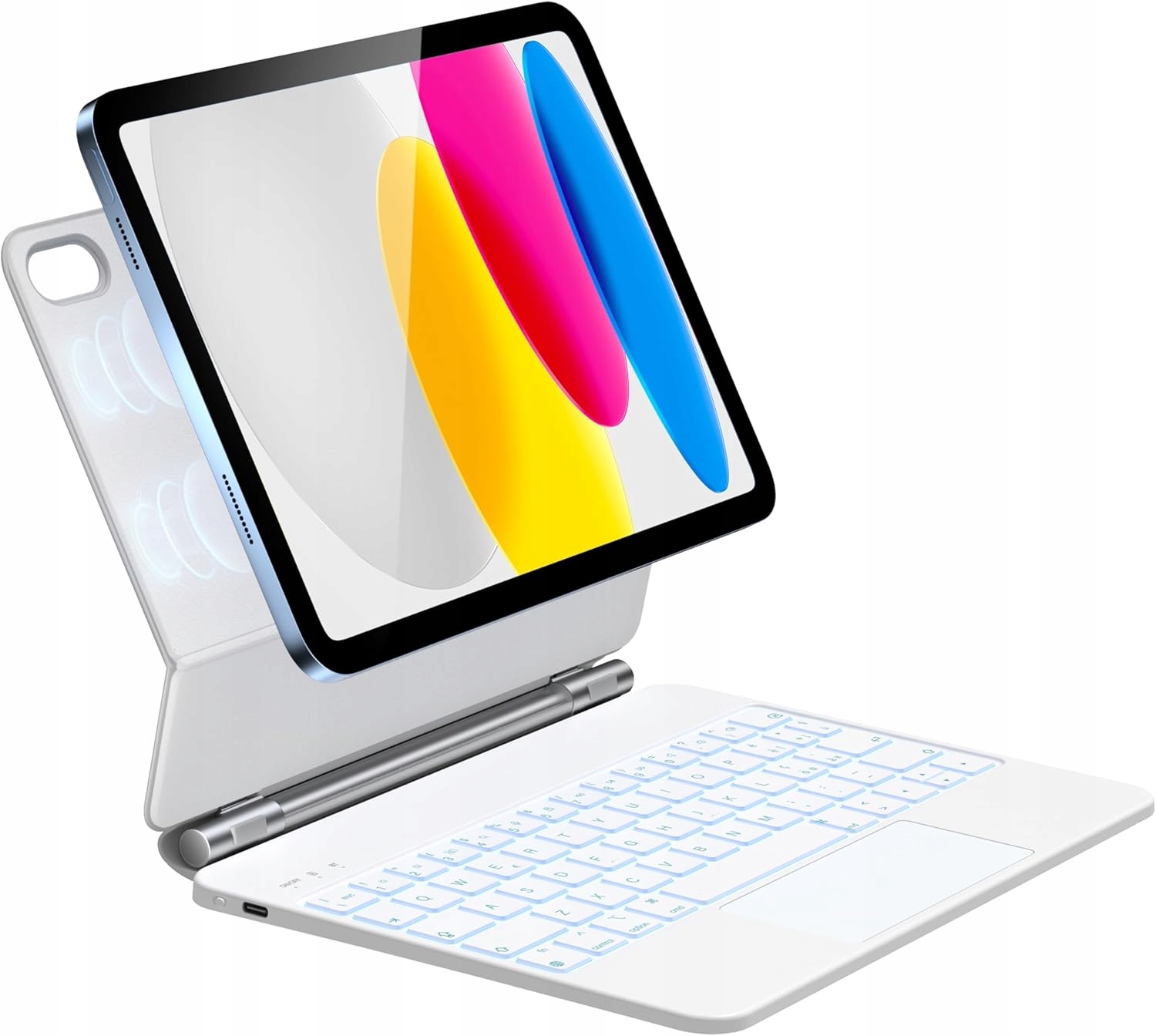 Hou klávesnica pre iPad 10. generácie 2022 Qwerty s podsvietením a Touchpadom