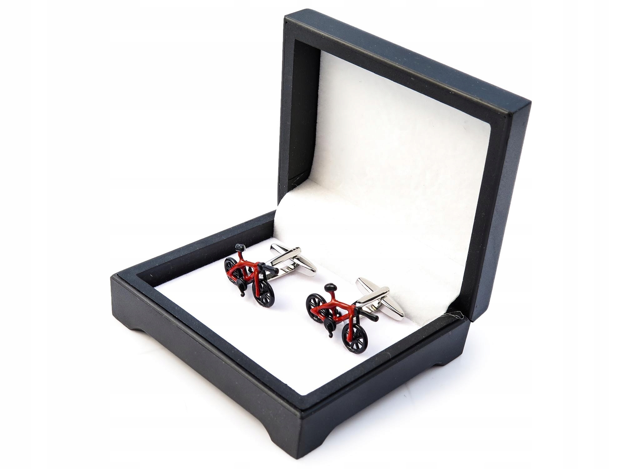 

Spinki do mankietów - czerwone rowery czasowe N126