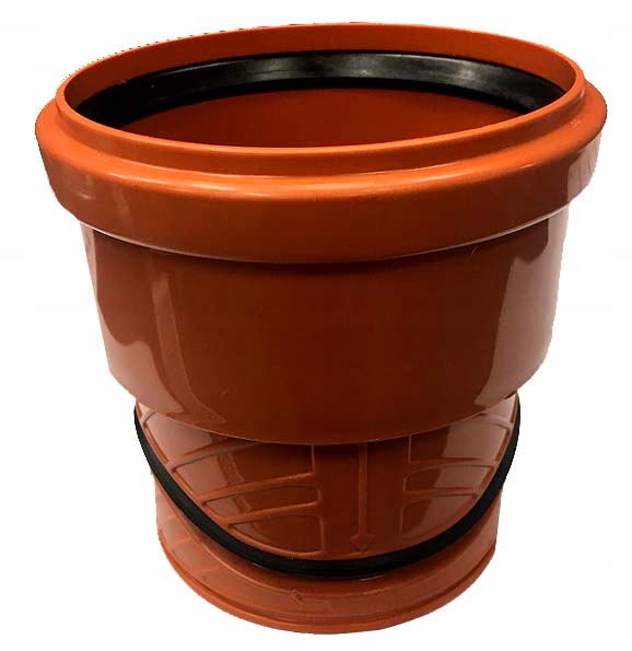 Kanalizacja PCV/PP 110mm kielich remontowy wciskany w rurę POMARAŃCZOWY 338