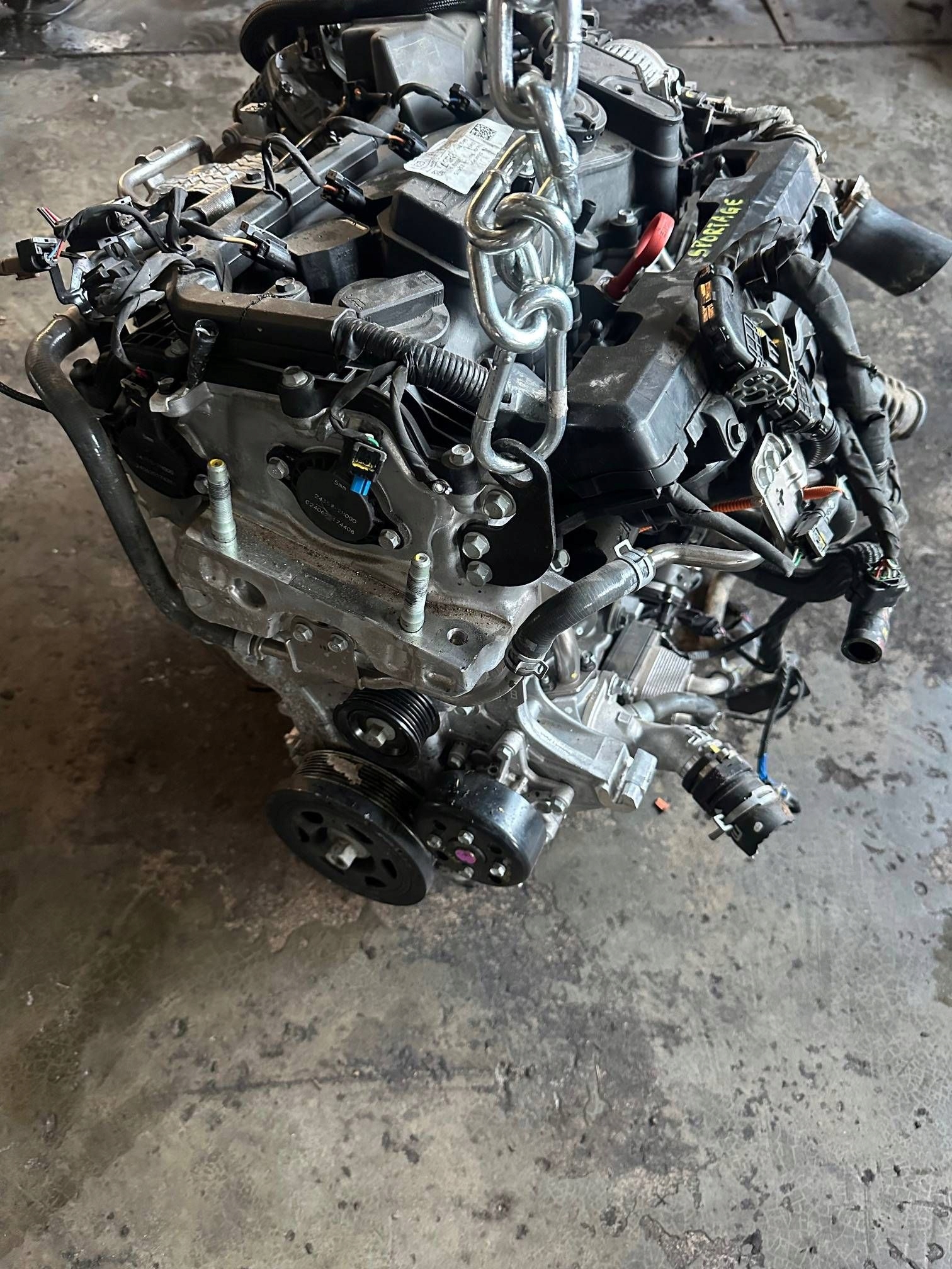 KIA SPORTAGE V 1.6 T-GDI engine complete G4FT DEMONTAZ
