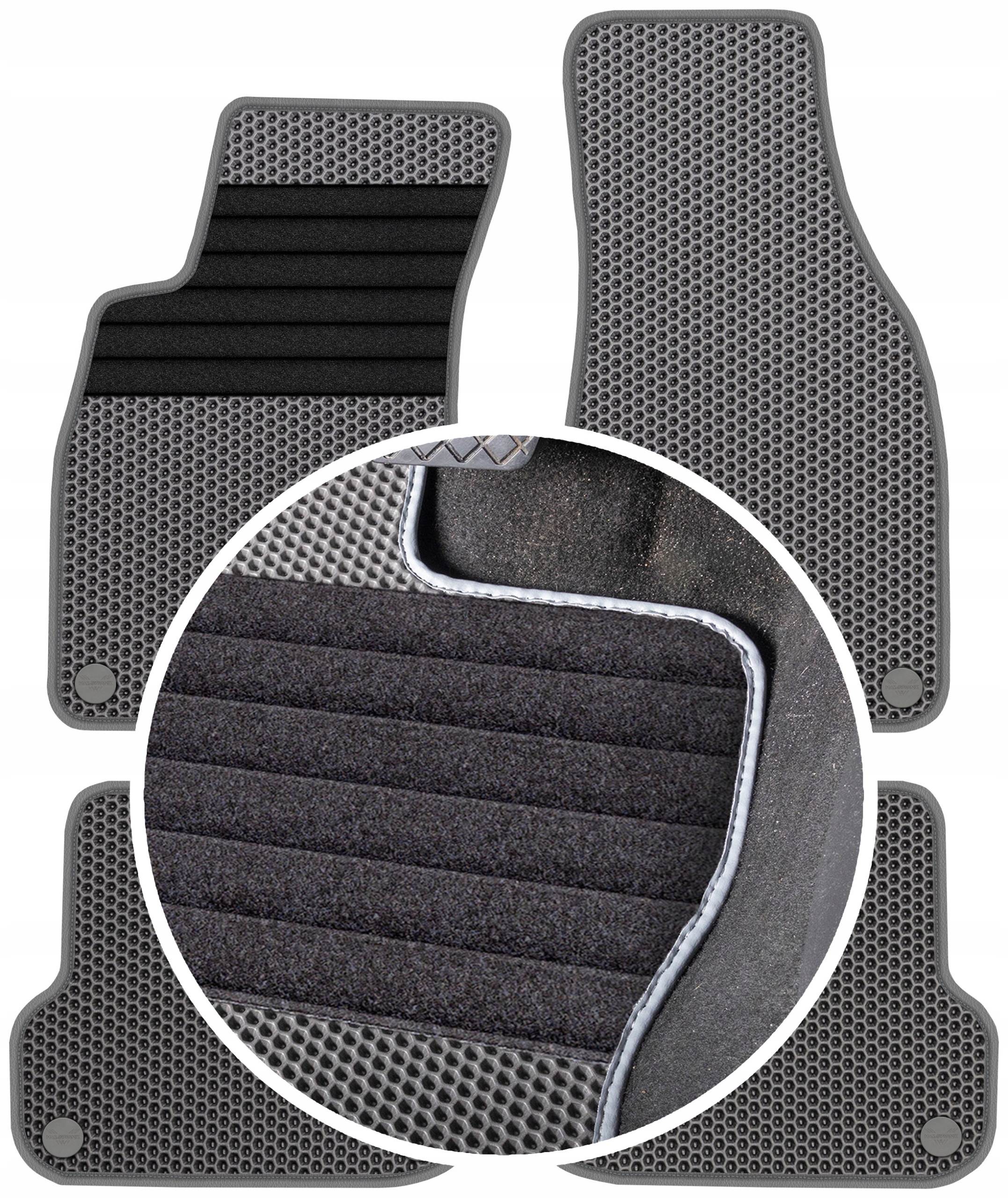 Audi A4 B6 B7 2001-2007 Gumové stierače do auta Eva