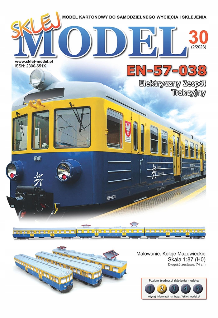 Sklej Model 30 EN-57-038 Koleje Mazowieckie