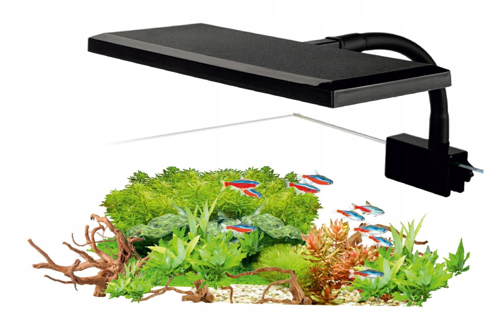 Levně Akvarijní Lampa Do Akvária 40-50CM Aqualed Plant Color 17W 18CM