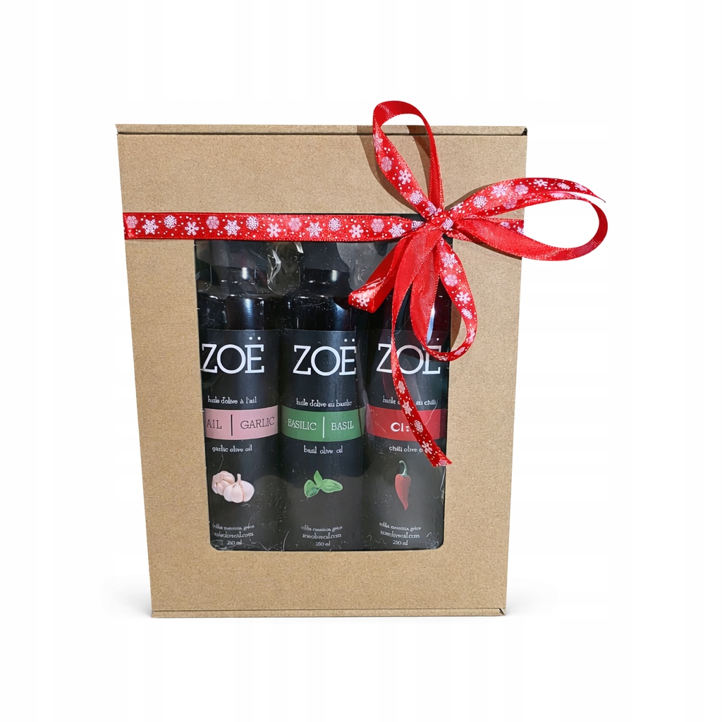 Dárková sada ochucený olej 3 x 250 ml Vy si vyberete :-)