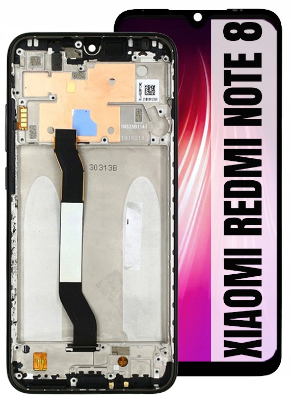 Xiaomi Redmi Note 8 LCD displej Obrazovka Rámeček