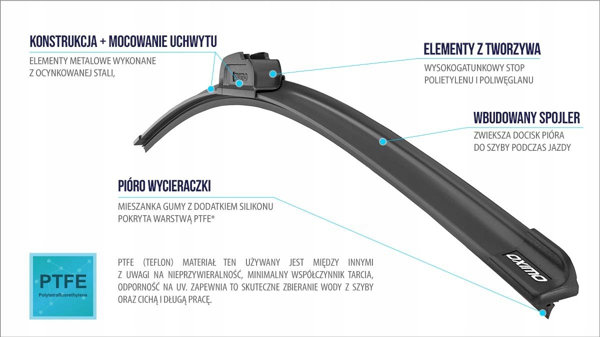 OXIMO WYCIERACZKA PŁASKA UNI 575 MM Producent Oximo