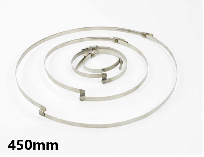 Opaska slimakowa z mostkiem 450mm