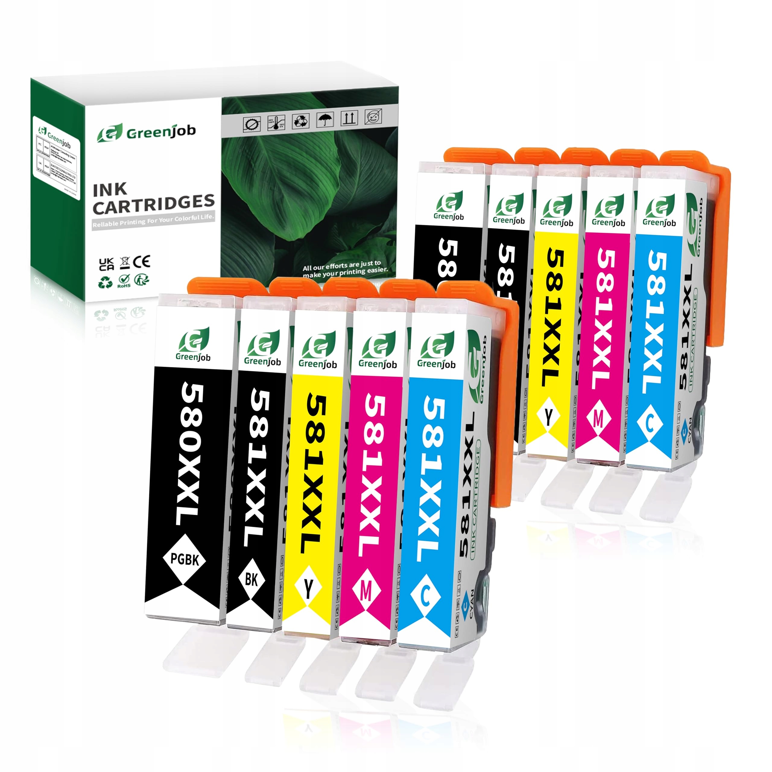 WKŁADY ATRAMENTOWE DO CANON 580, 581, MULTIPACK XXL