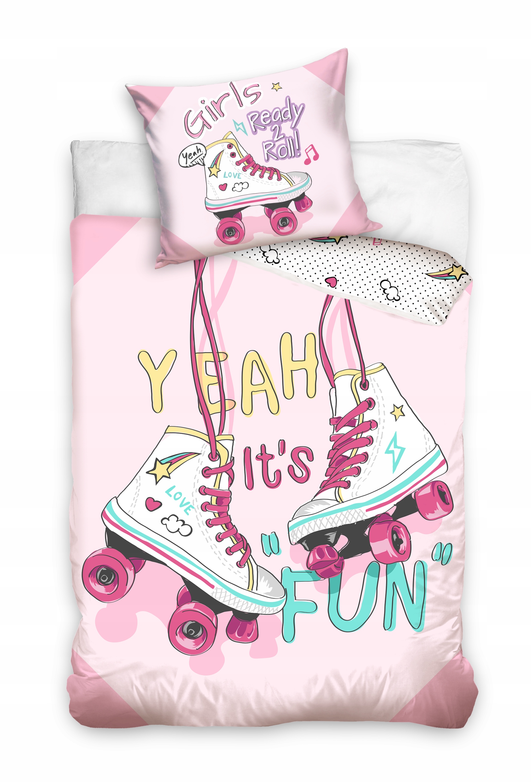 

Pościel dla dziewczynki Wrotki 140x200