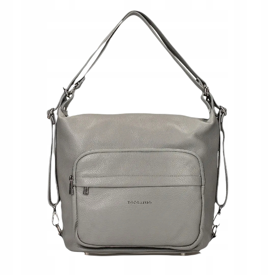 Dámská kabelka batoh Toscanio F203 šedá D17