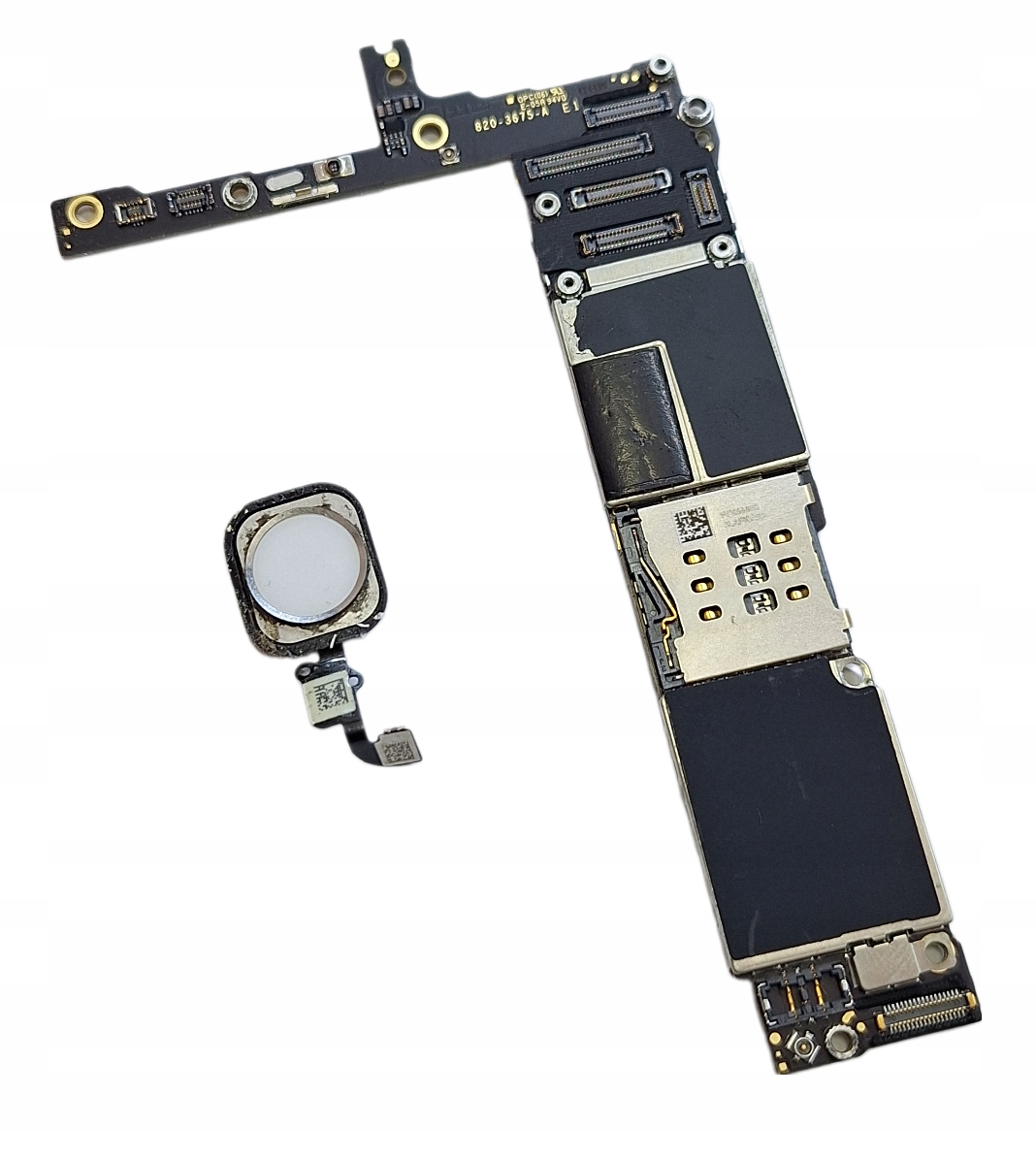 PŁYTA GŁÓWNA + CZYTNIK APPLE IPHONE 6 PLUS SPRAWNA BEZ BLOKAD DEMONTAŻ