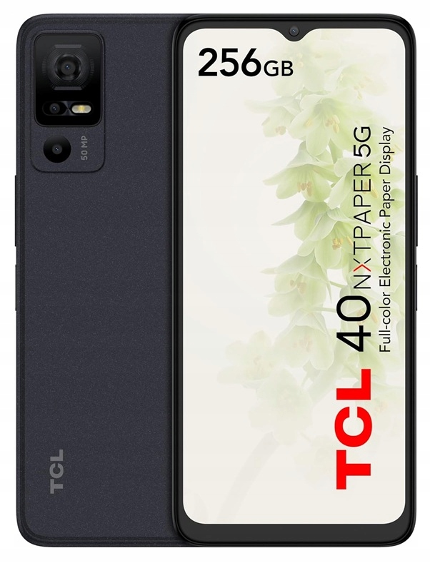 Смартфон TCL 40 NXTPAPER 6 ГБ / 256 ГБ 5G черный