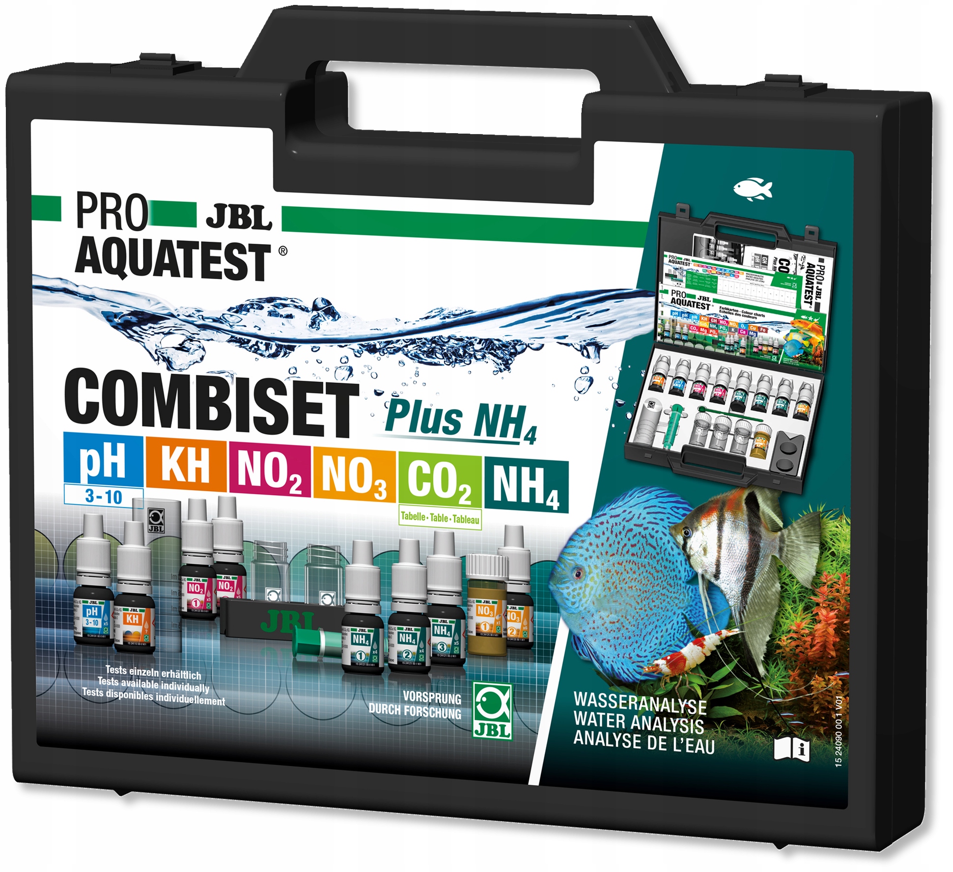 Testy do wody Jbl kropelkowe CombiSet Plus NH4 0,618 kg