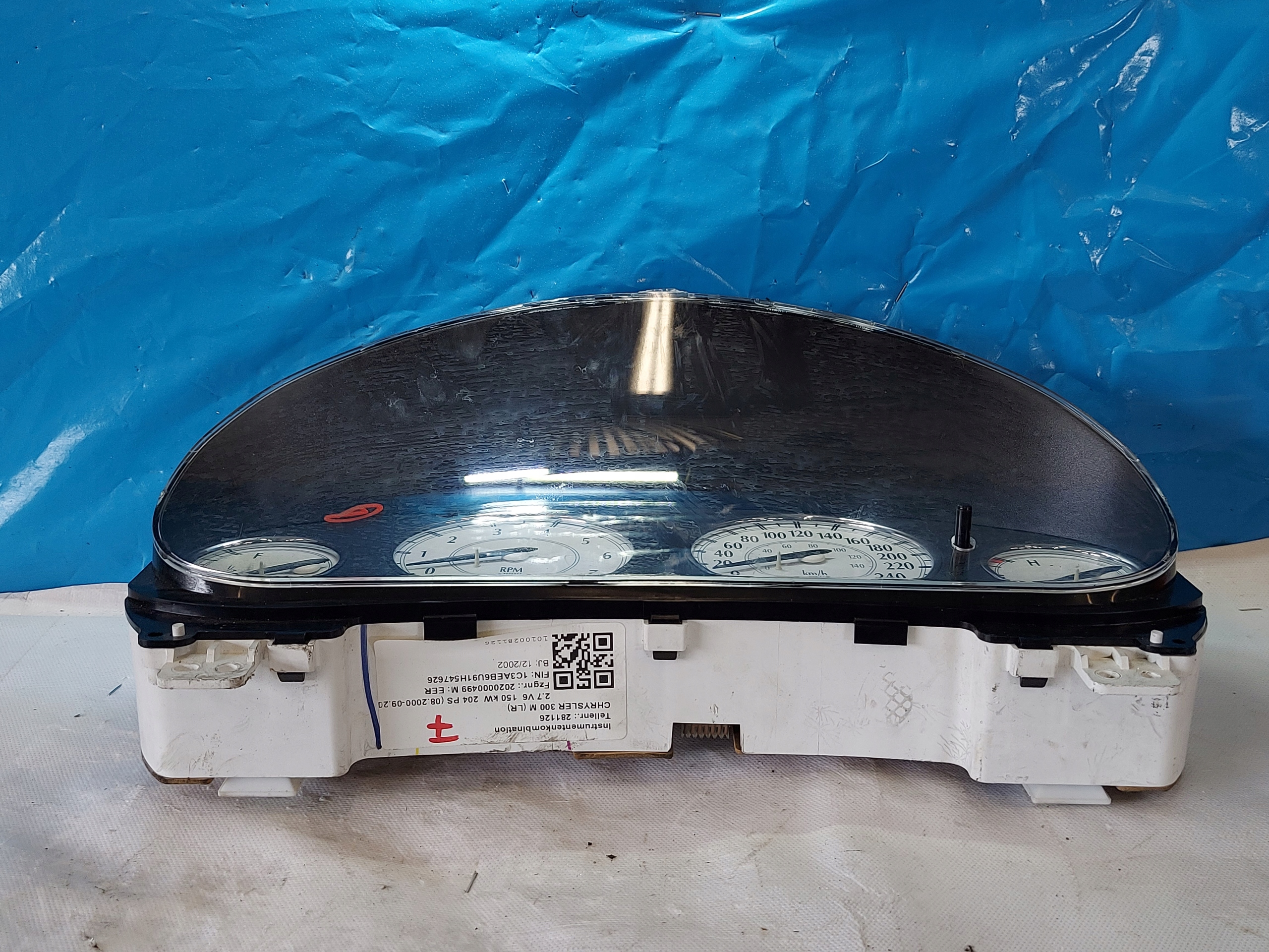 dials clock CHRYSLER 300 M 2.7 V6 TN2574105780